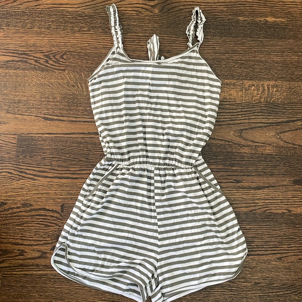 Striped HF Station Romper